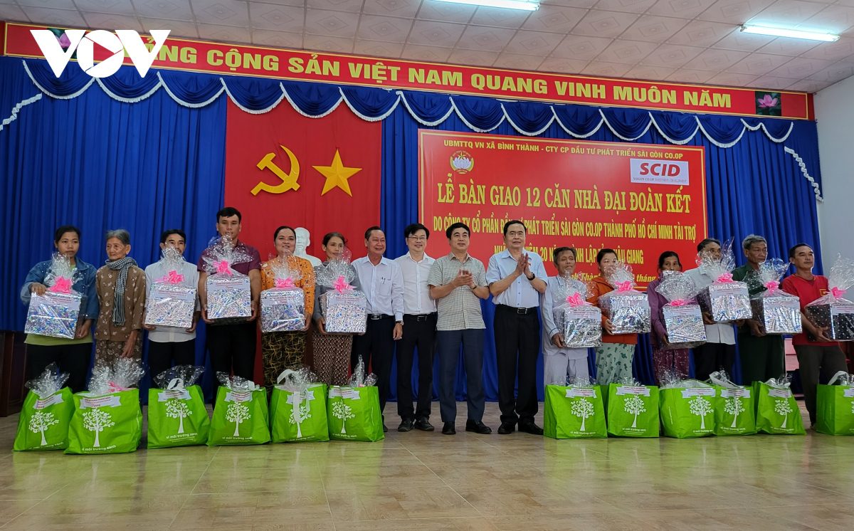 SCID TÀI TRỢ NHÀ ĐẠI ĐOÀN KẾT TẠI TỈNH HẬU GIANG 