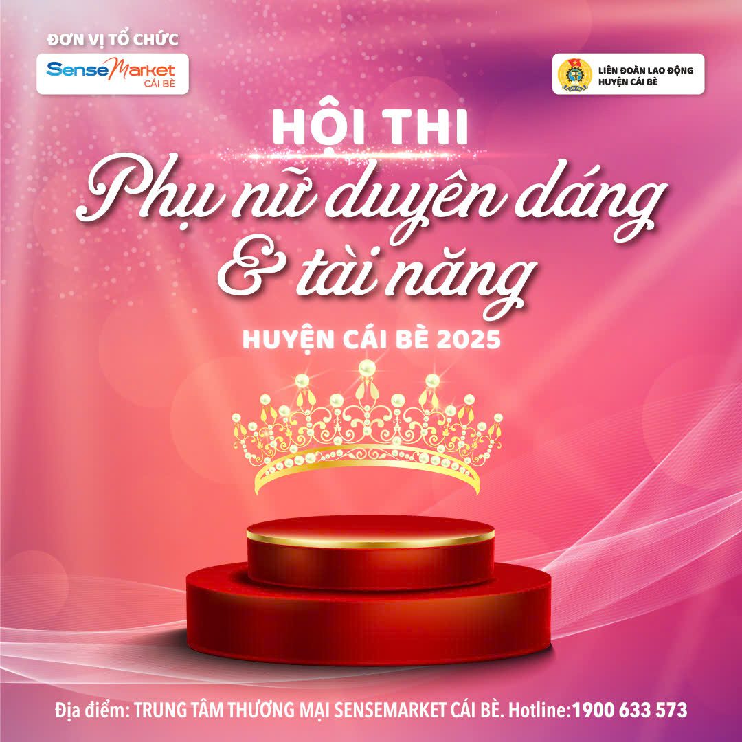 KHỞI ĐỘNG HỘI THI PHỤ NỮ DUYÊN DÁNG VÀ TÀI NĂNG HUYỆN CÁI BÈ NĂM 2025